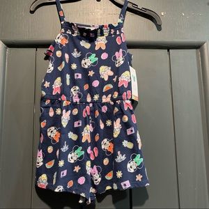 Disney Minnie Mouse Girls Sleeveless Romper from Jumping Beans
